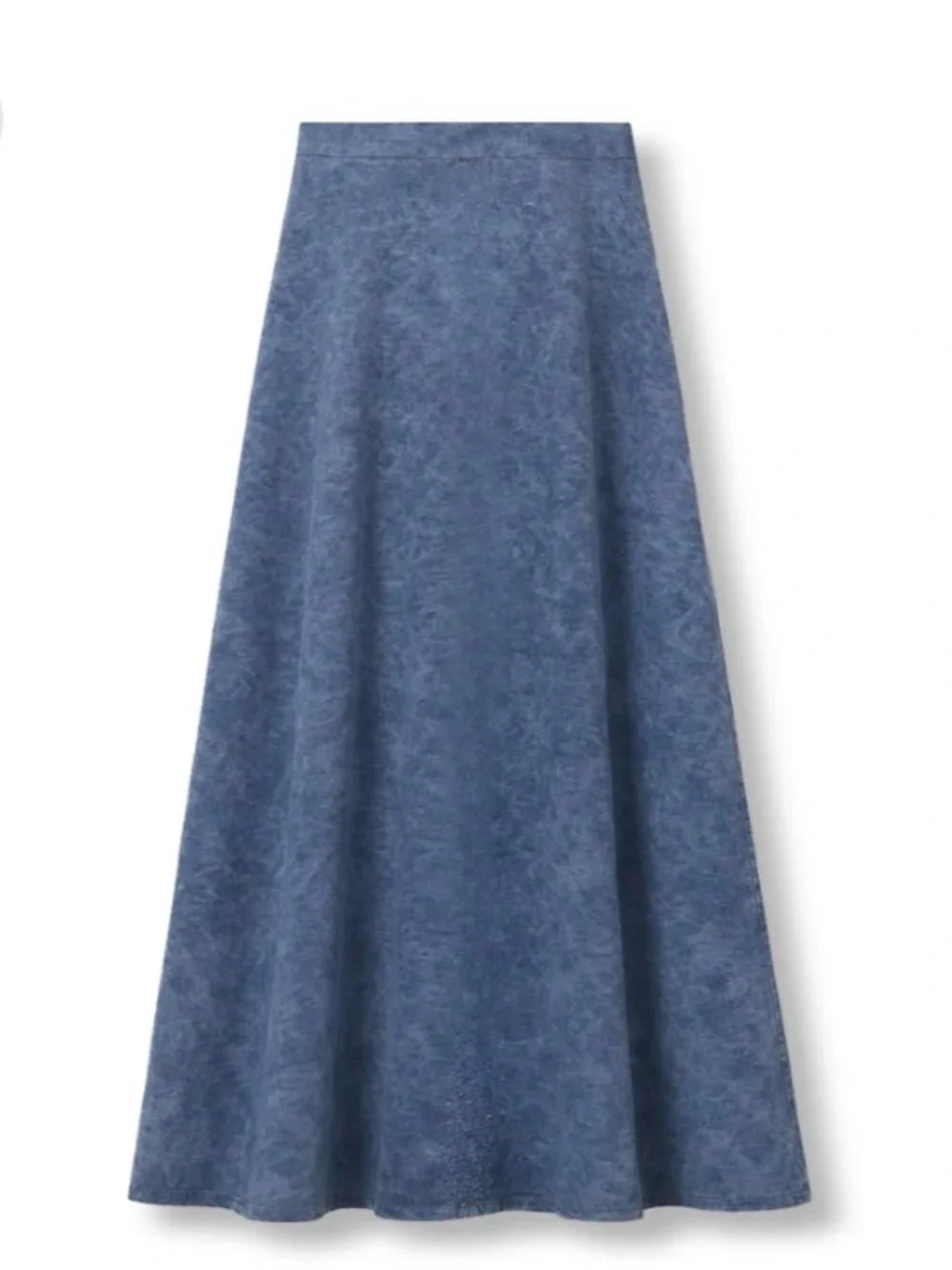 Three Bows NEW Maxi CAMP SKIRT WOMEN - Dark DENIM WASH Size Small